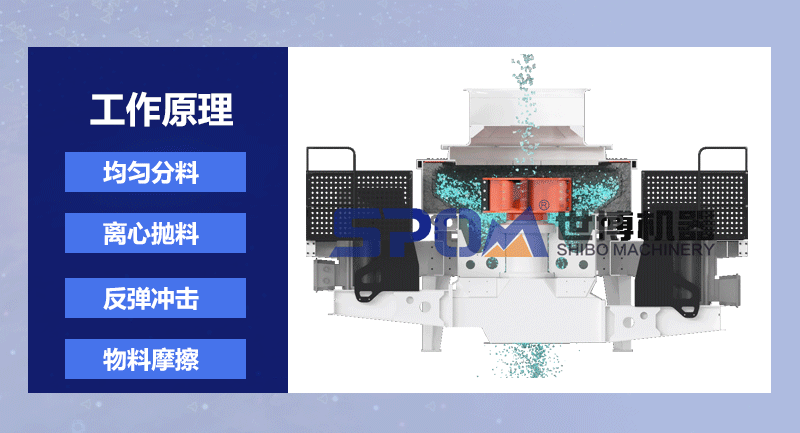 立軸沖擊式制砂機(jī)工作原理